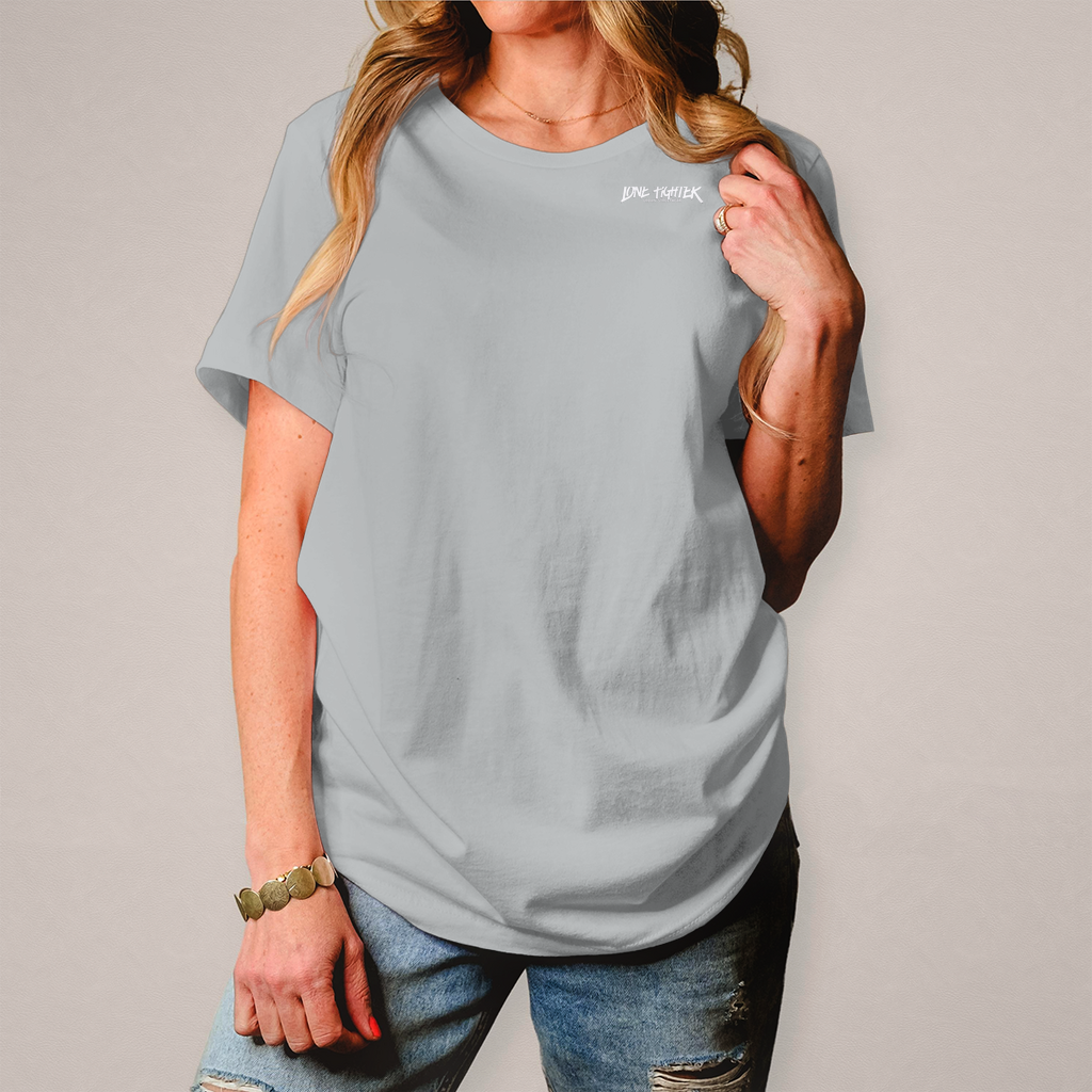 Damen T-Shirt Spray Alone, Fight Alone