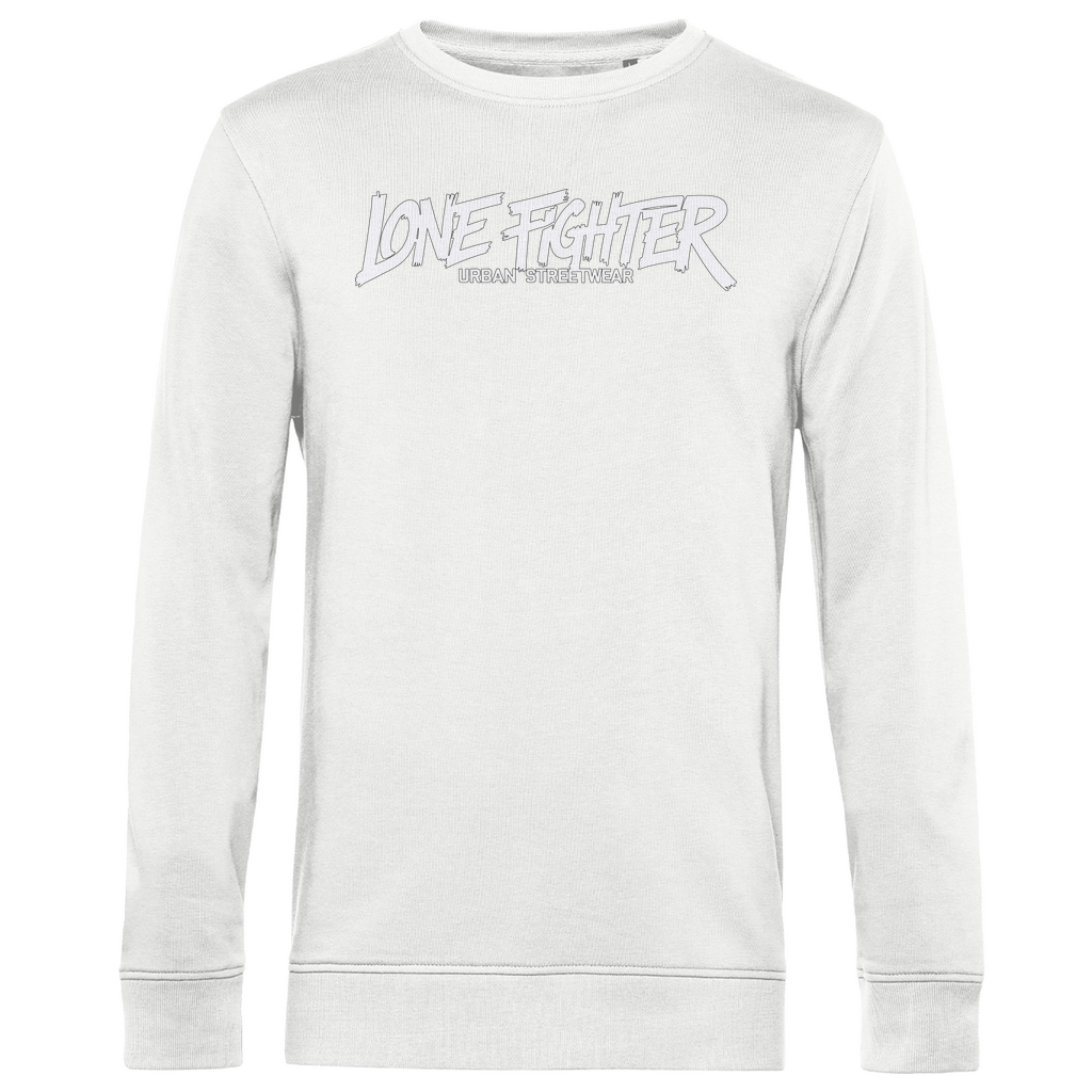 Herren Premium Bio Sweatshirt Lone Fighter Graffiti