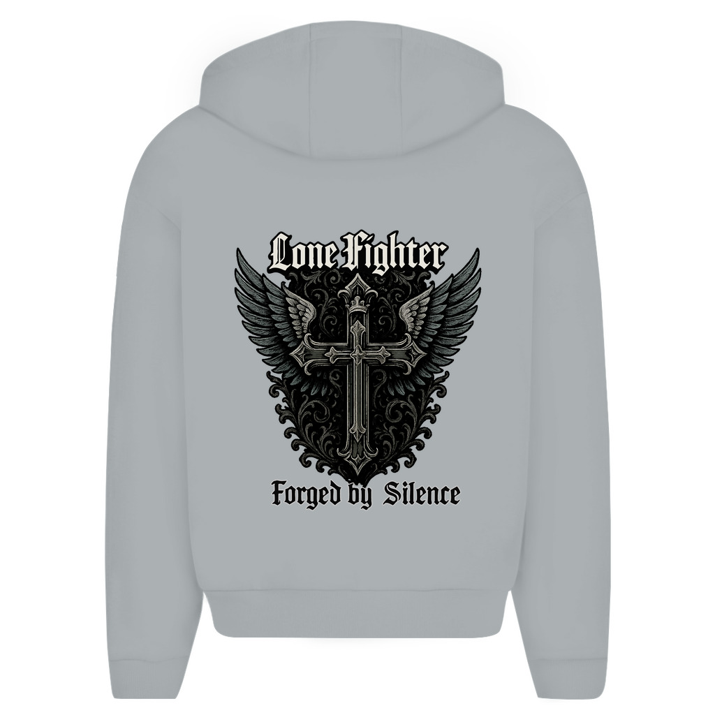 Herren Oversize Zipper Hoodie Wings of Resolve