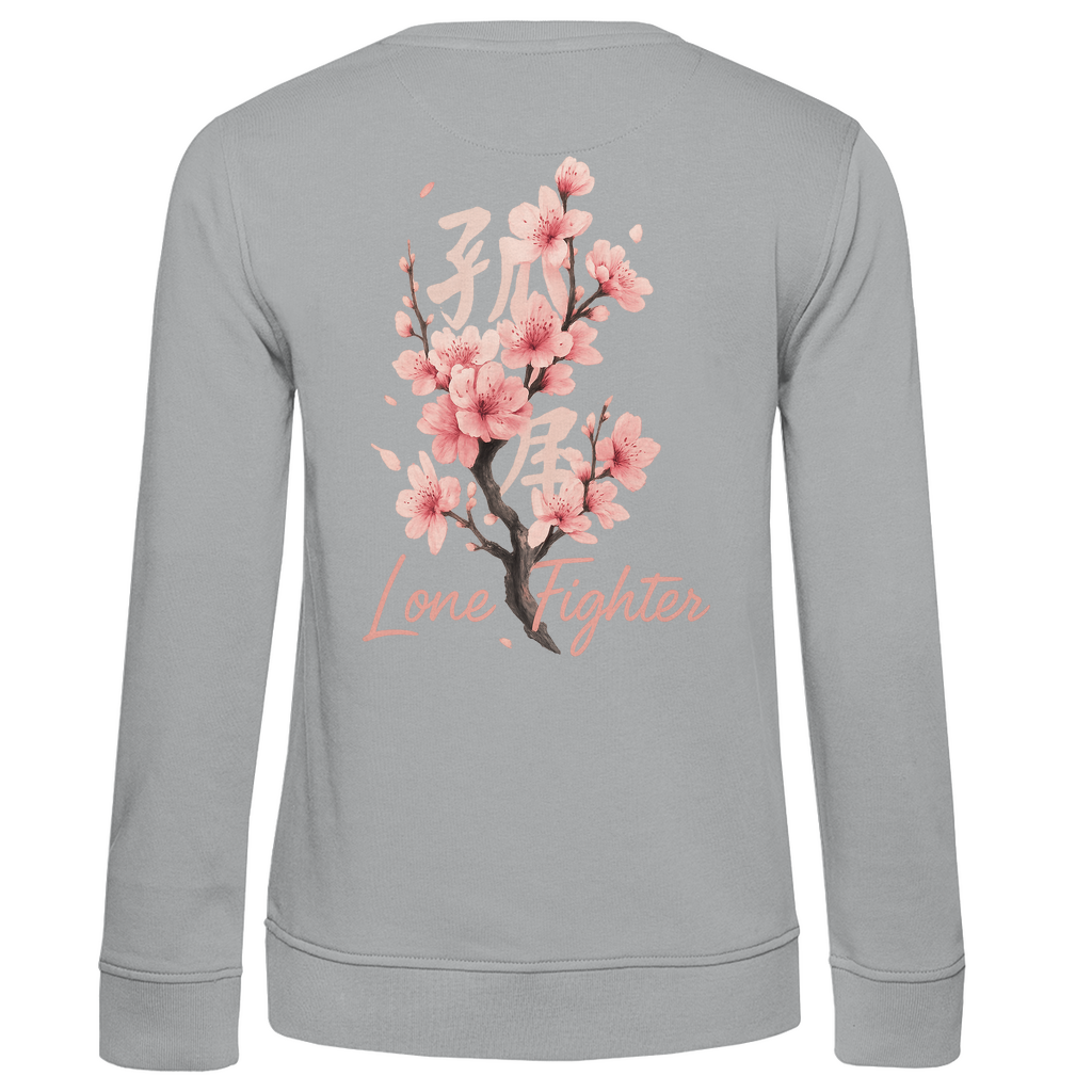 Damen Premium Bio Sweatshirt Cherry Blossom