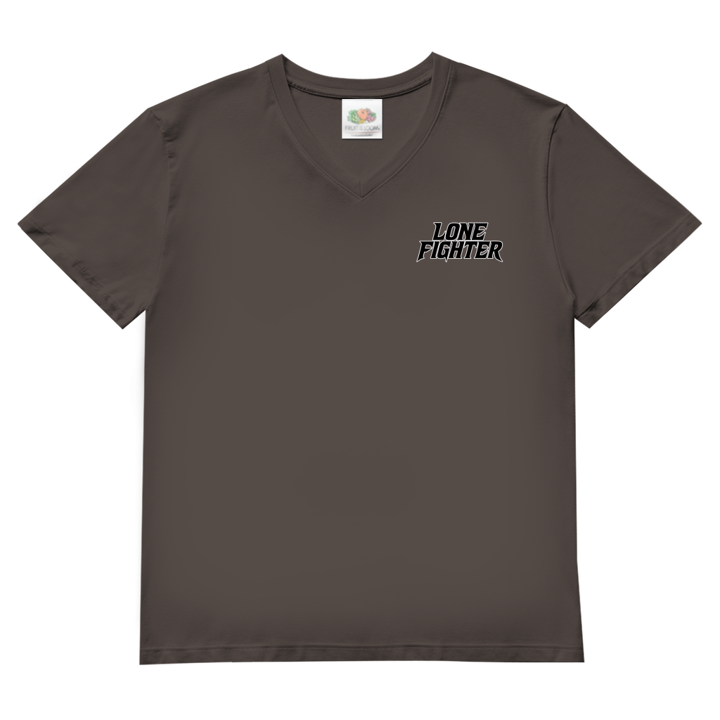 Herren Basic V-Neck T-Shirt Defy the System