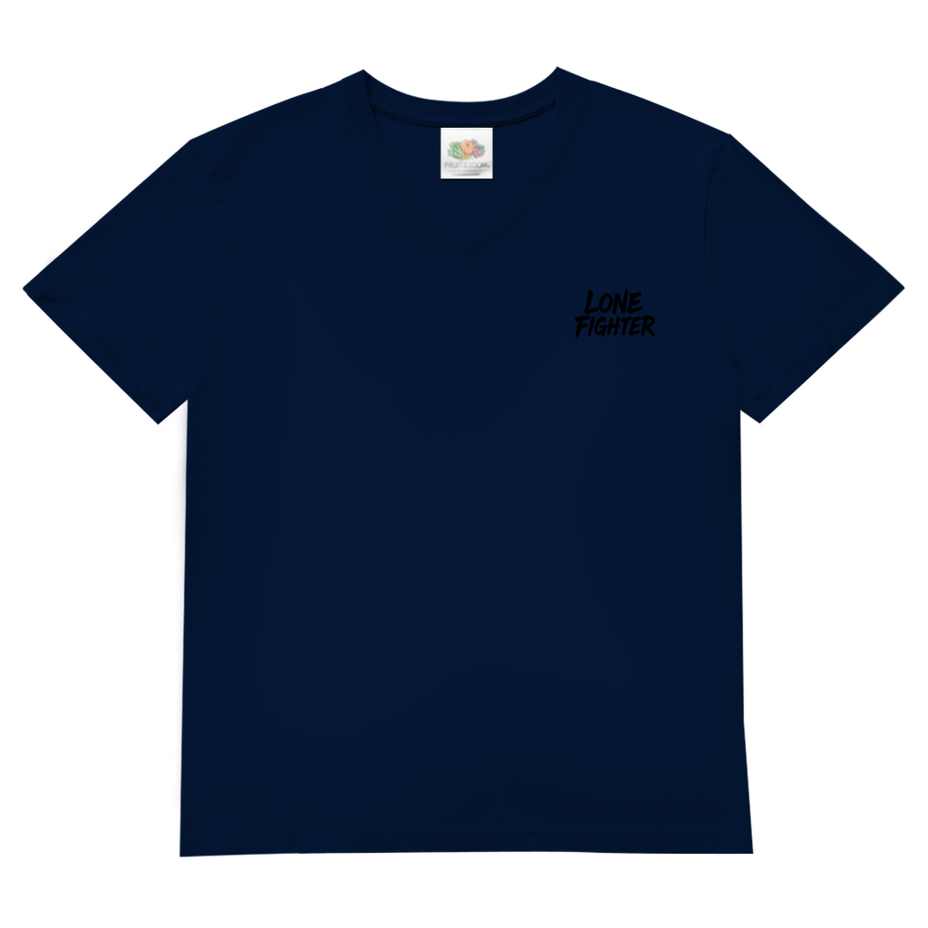 Herren Basic V-Neck T-Shirt Sakura