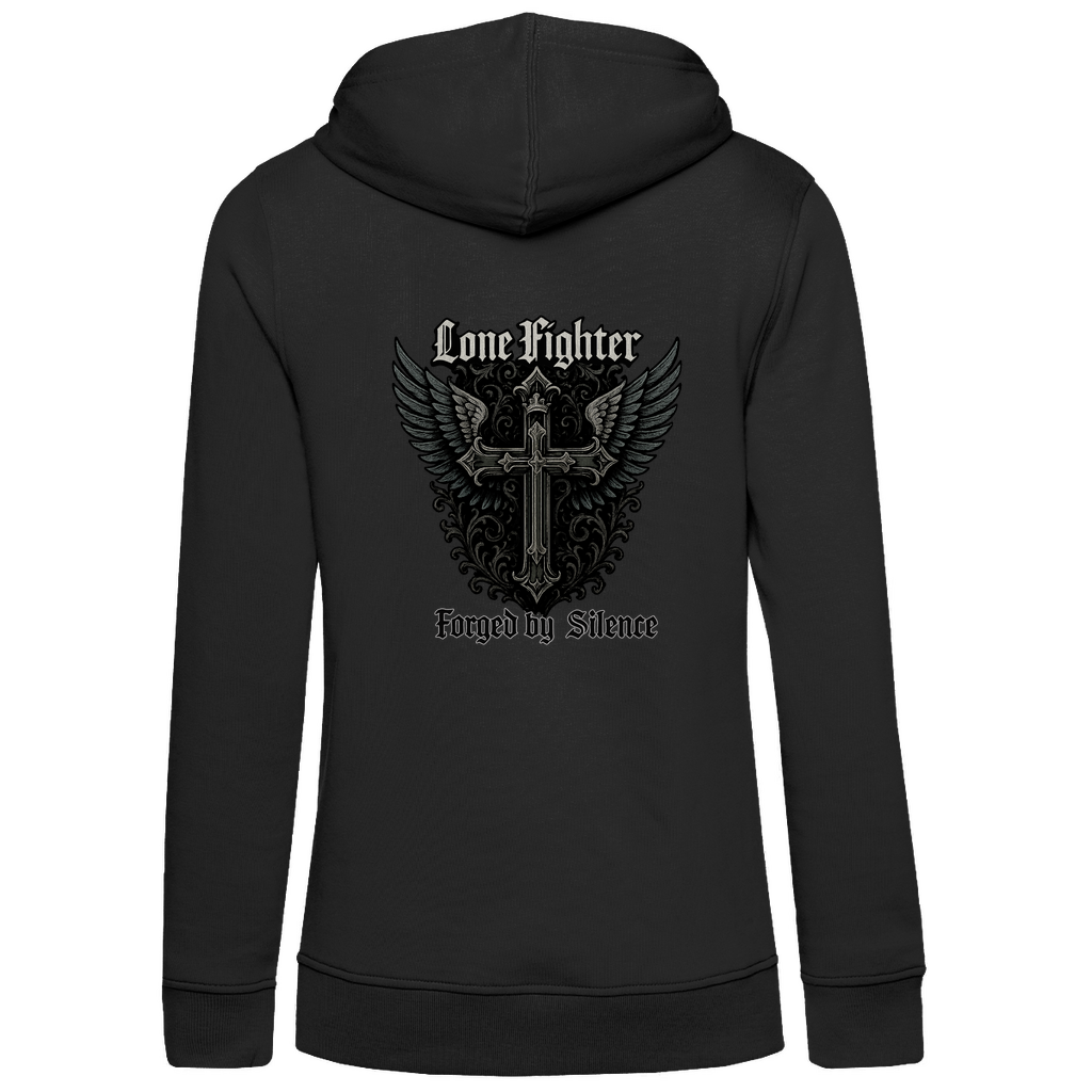 Damen Premium Bio Hoodie Wings of Resolve
