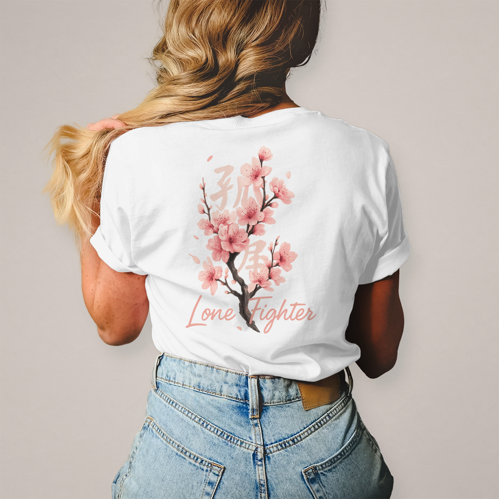 Damen T-Shirt Cherry Blossom