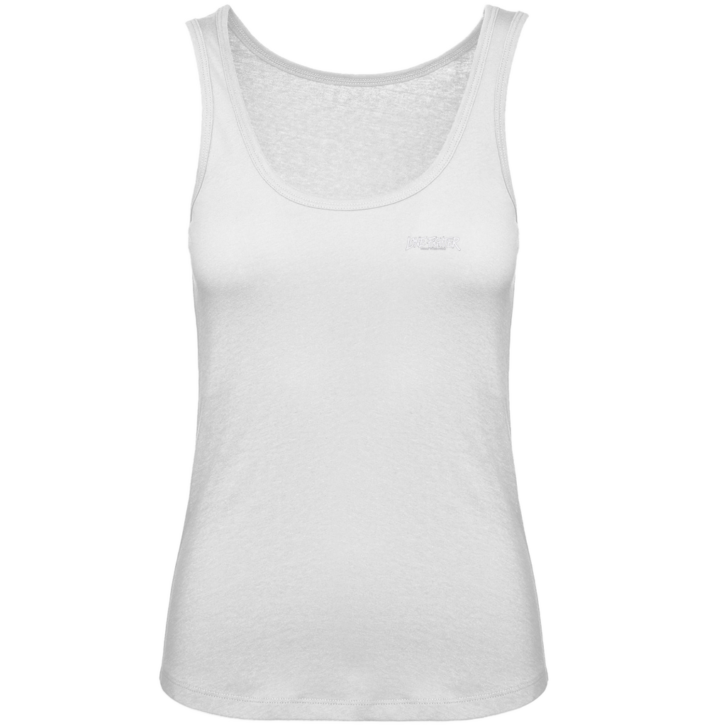 Damen Premium Organic Tank Top Spray Alone, Fight Alone