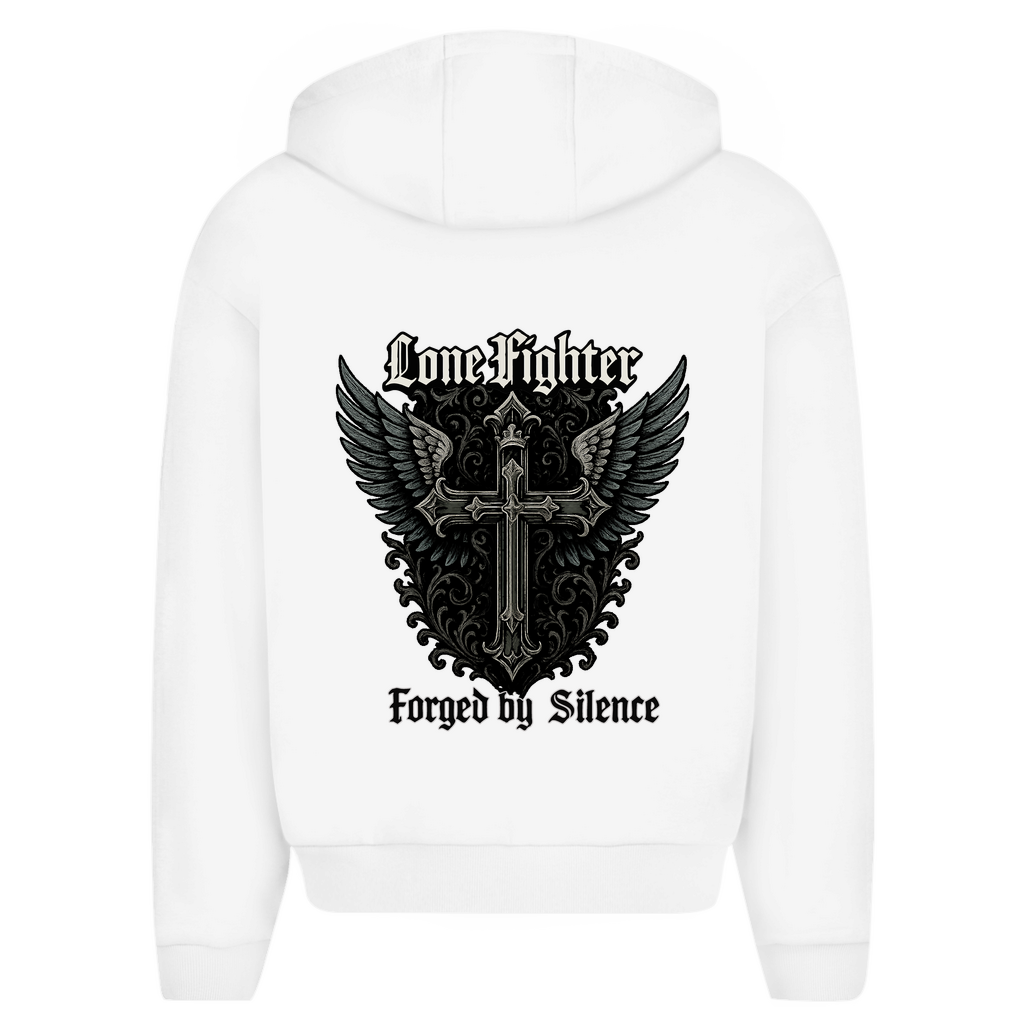 Herren Oversize Zipper Hoodie Wings of Resolve