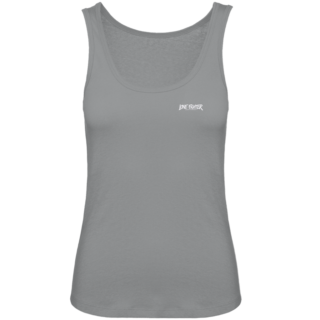 Damen Premium Organic Tank Top Spray Alone, Fight Alone