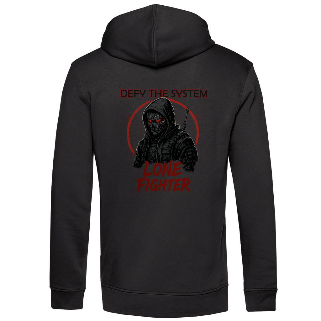 Herren Premium Bio Hoodie Defy the System