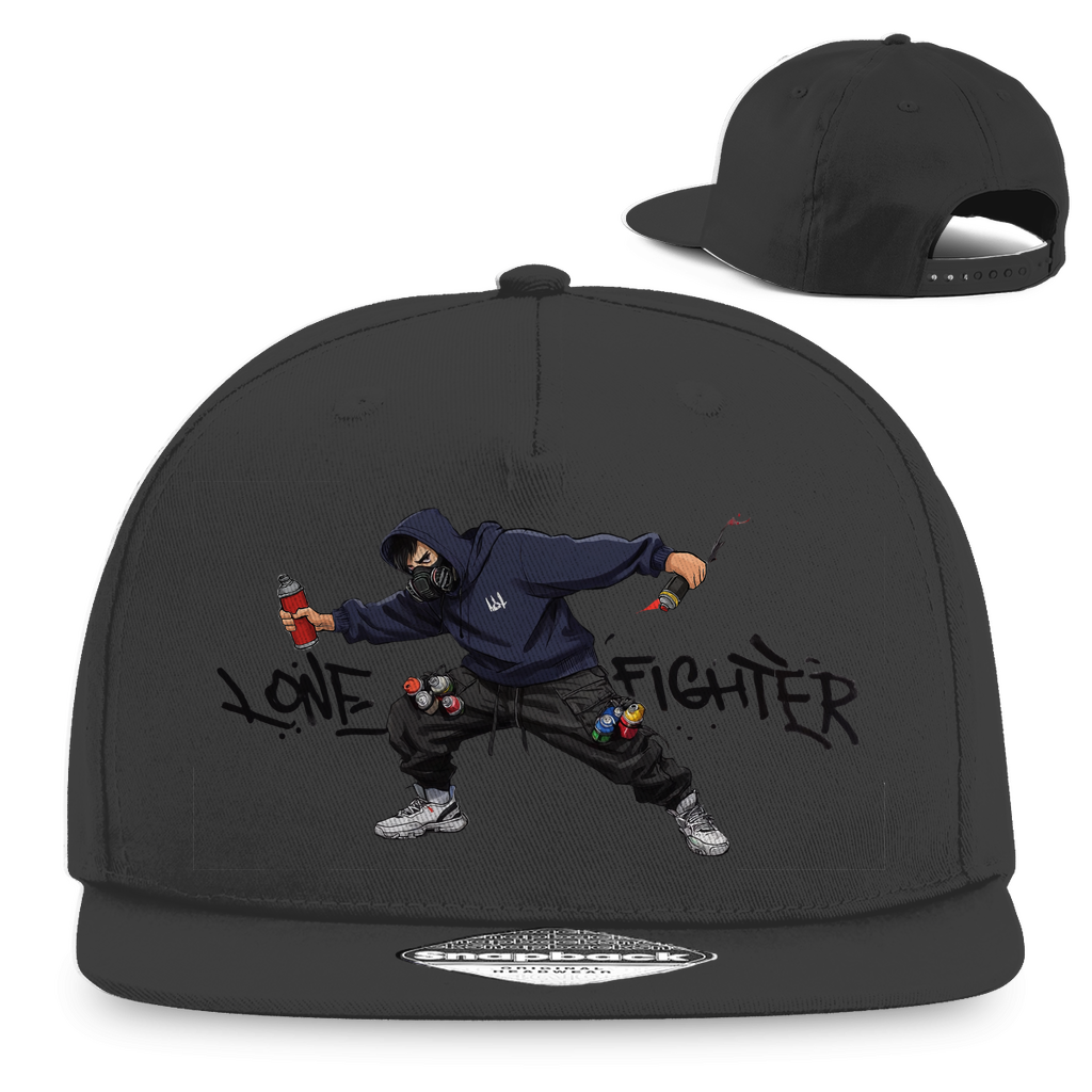 Snapback Rapper Cap Spray Alone, Fight Alone