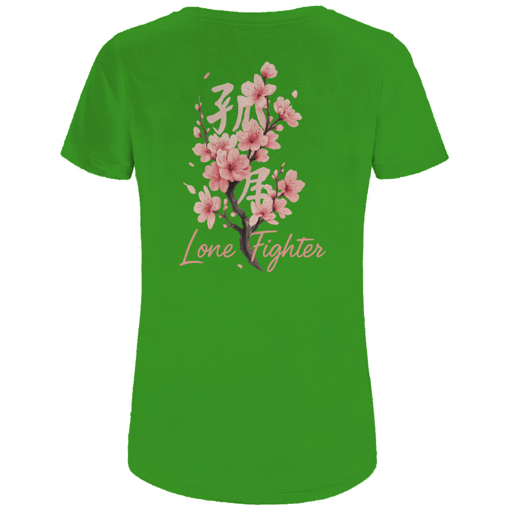 Damen Premium Bio T-Shirt Cherry Blossom