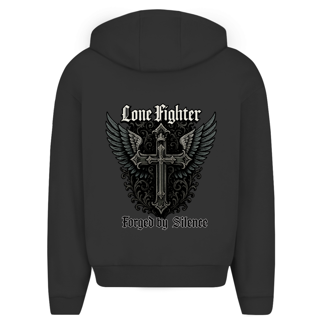 Herren Oversize Zipper Hoodie Wings of Resolve