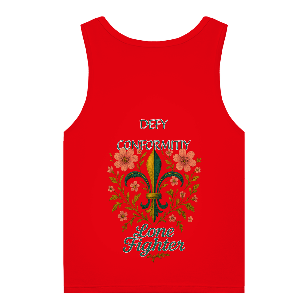 Damen Premium Organic Tank Top Fleur de lis