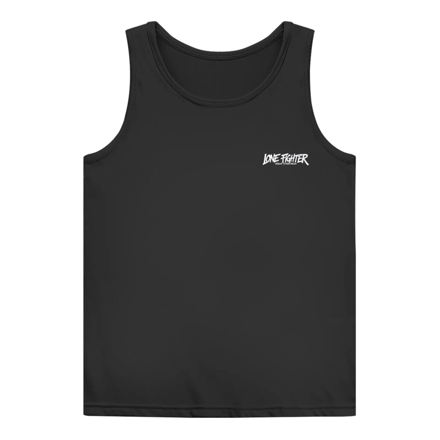 Damen Basic Tank Top Spray Alone, Fight Alone
