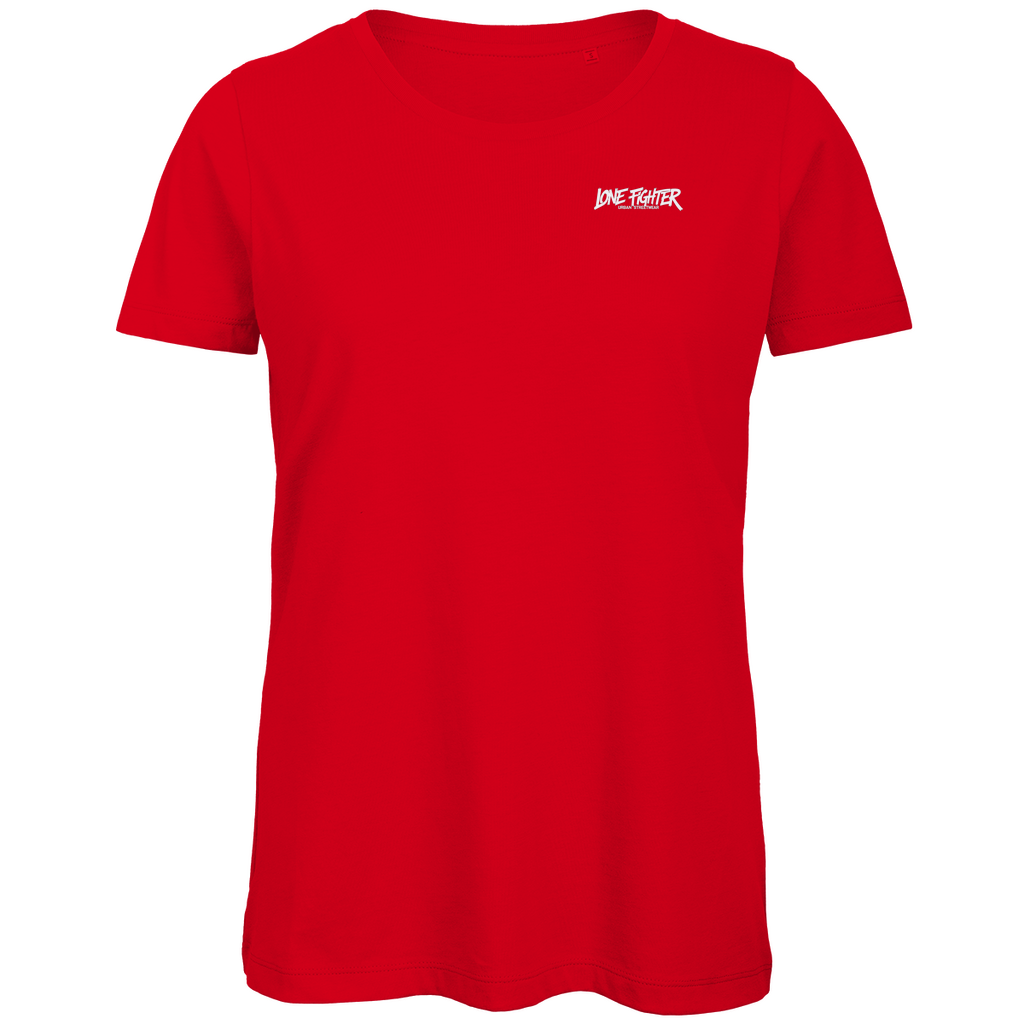 Damen Premium Bio T-Shirt Spray Alone, Fight Alone