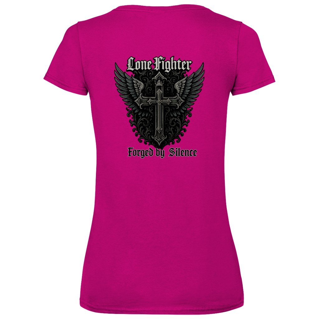 Damen Basic V-Neck T-Shirt Wings of Resolve