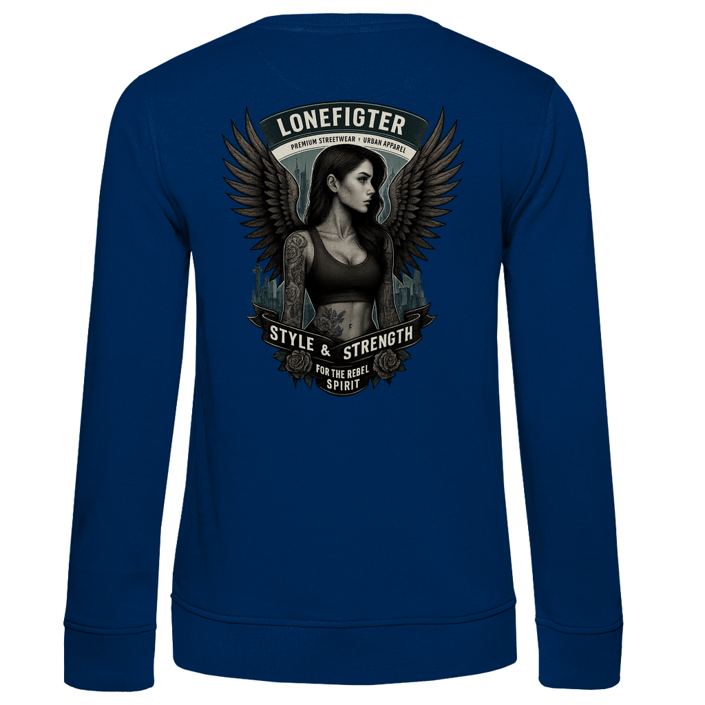 Damen Premium Bio Sweatshirt Warrior Soul