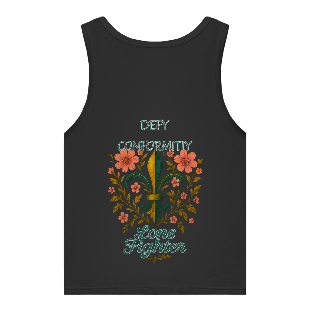 Damen Premium Organic Tank Top Fleur de lis
