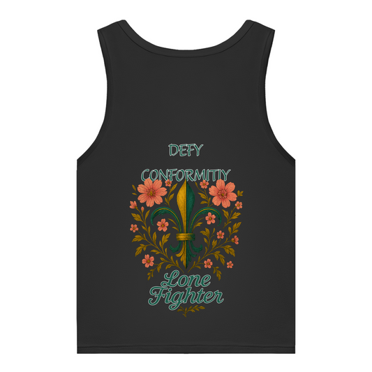 Damen Premium Organic Tank Top Fleur de lis