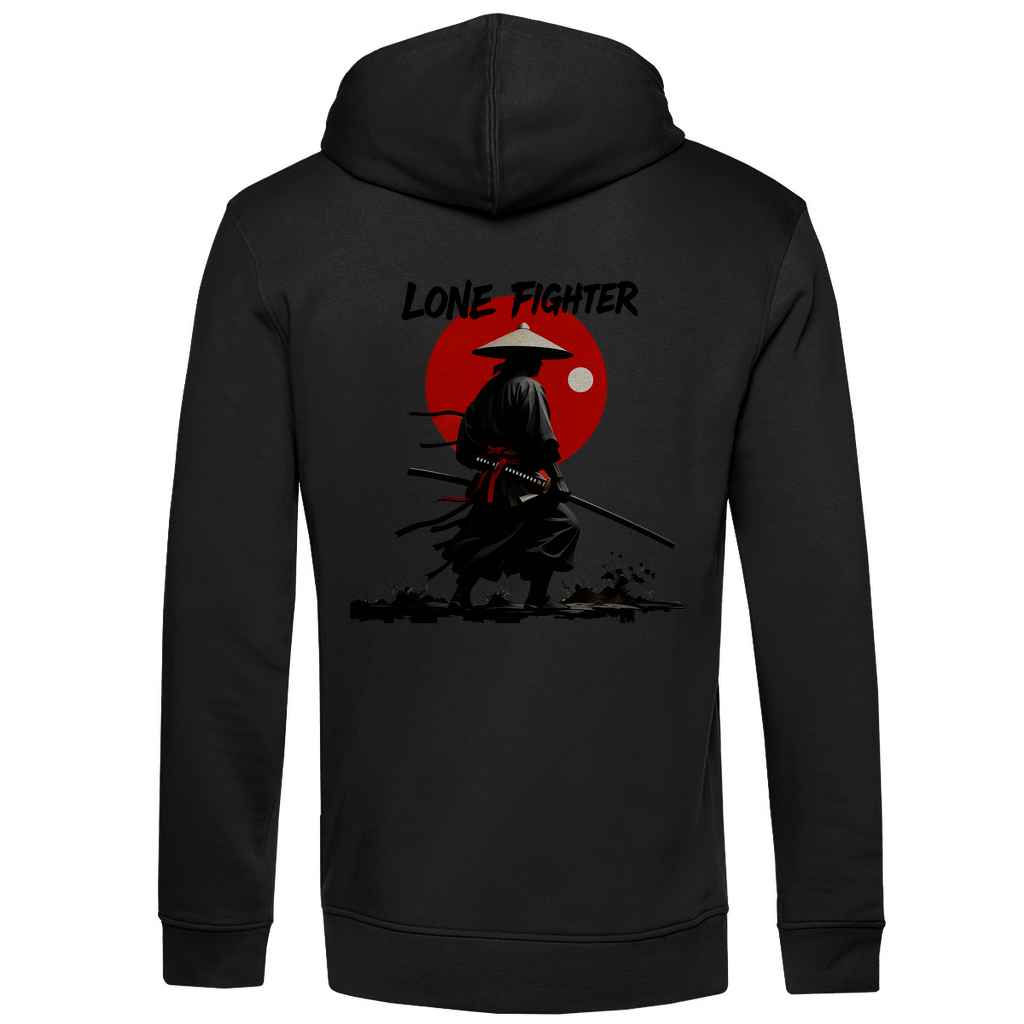 Herren Premium Bio Hoodie Shadow of Bushido