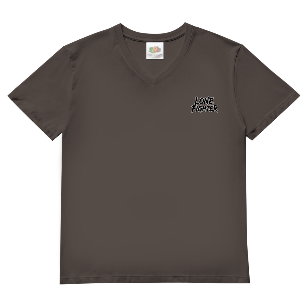 Herren Basic V-Neck T-Shirt Shadow of Bushido