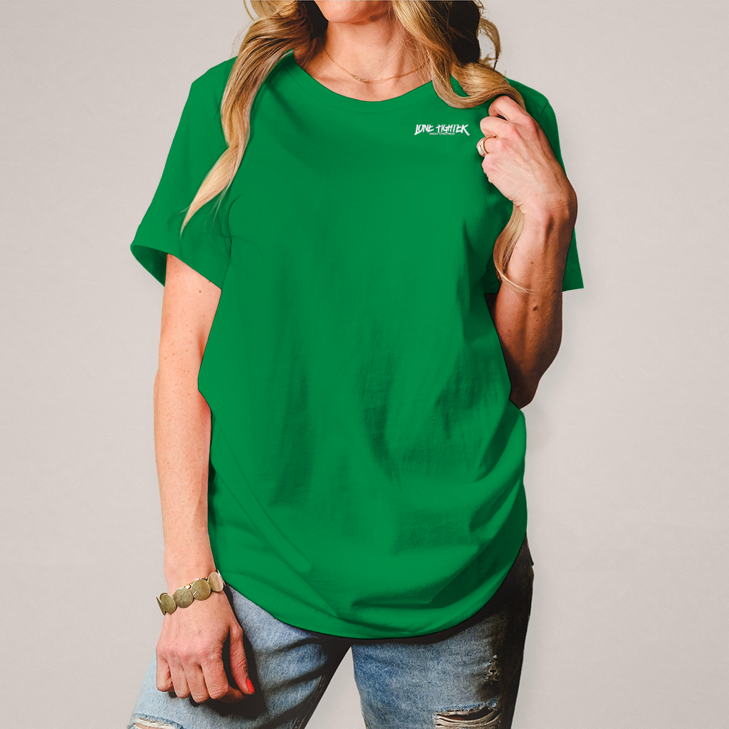 Damen T-Shirt Spray Alone, Fight Alone