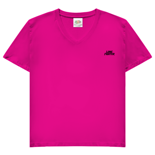 Damen Basic V-Neck T-Shirt Rebel of Fate