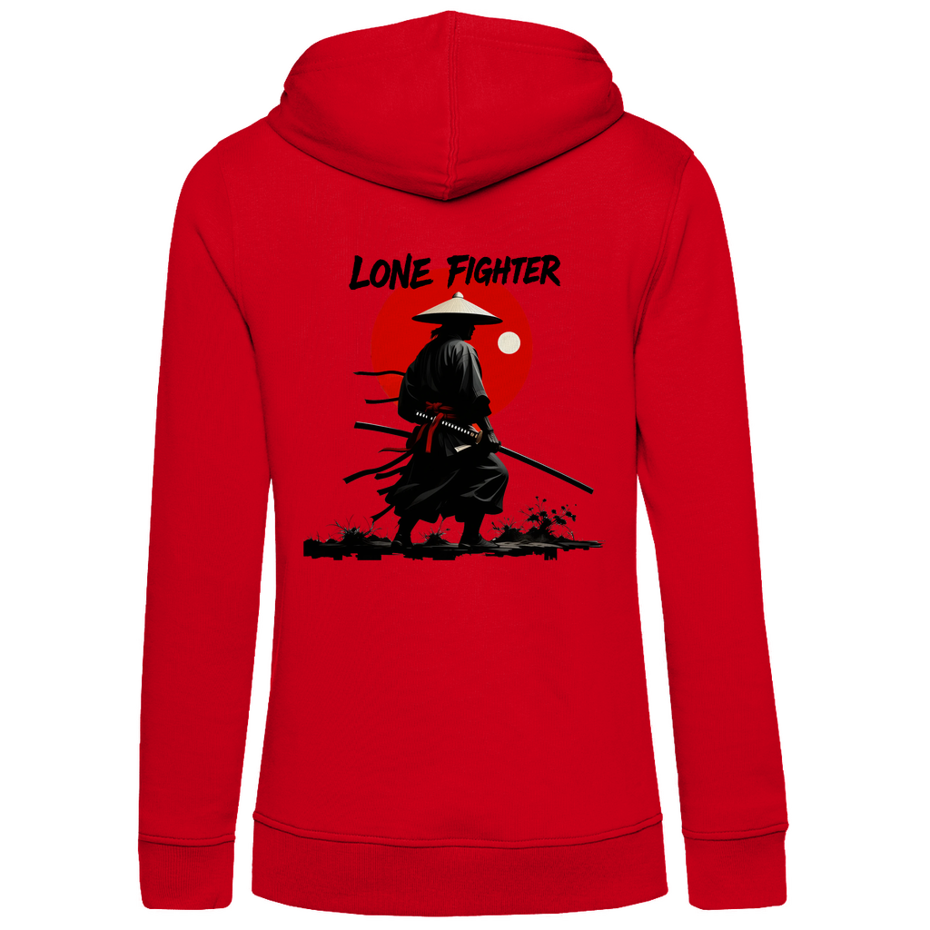Damen Premium Bio Hoodie Shadow of Bushido