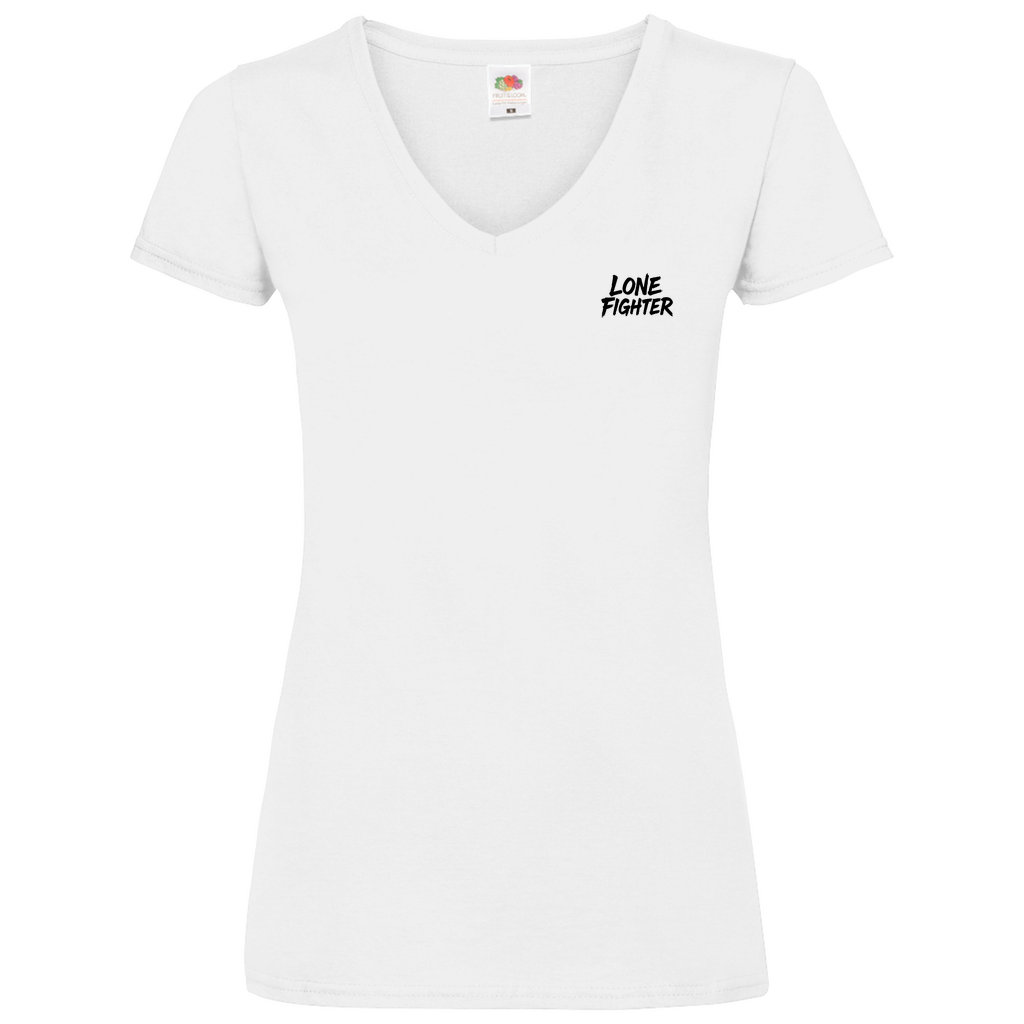 Damen Basic V-Neck T-Shirt Kodoku na Kage