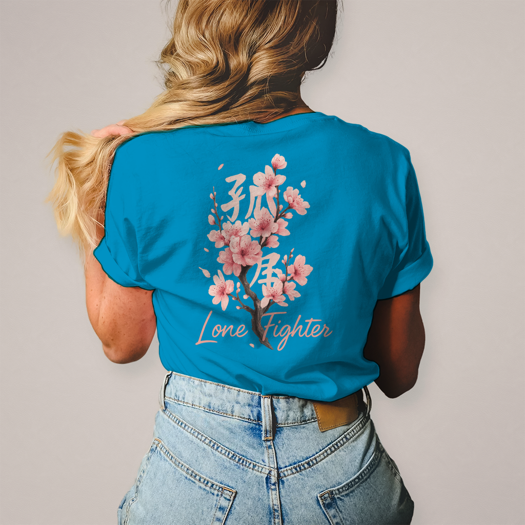Damen T-Shirt Cherry Blossom