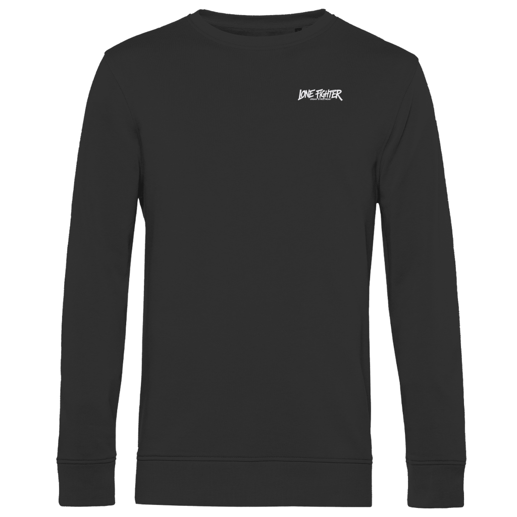 Herren Premium Bio Sweatshirt Spray Alone, Fight Alone
