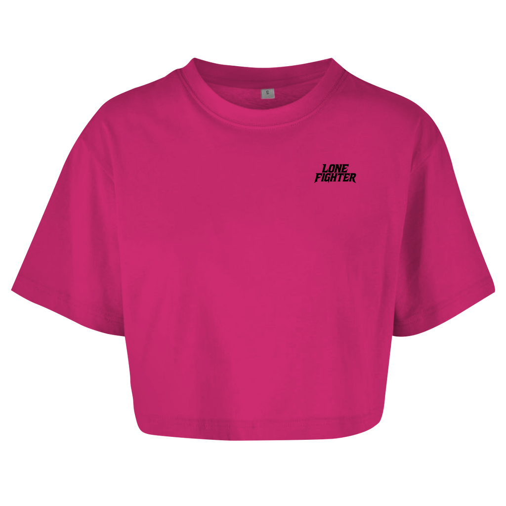 Damen Oversize Crop Top Rebel Motion