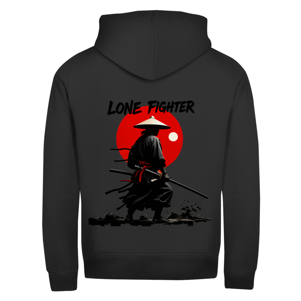 Herren Zipper Hoodie Shadow of Bushido