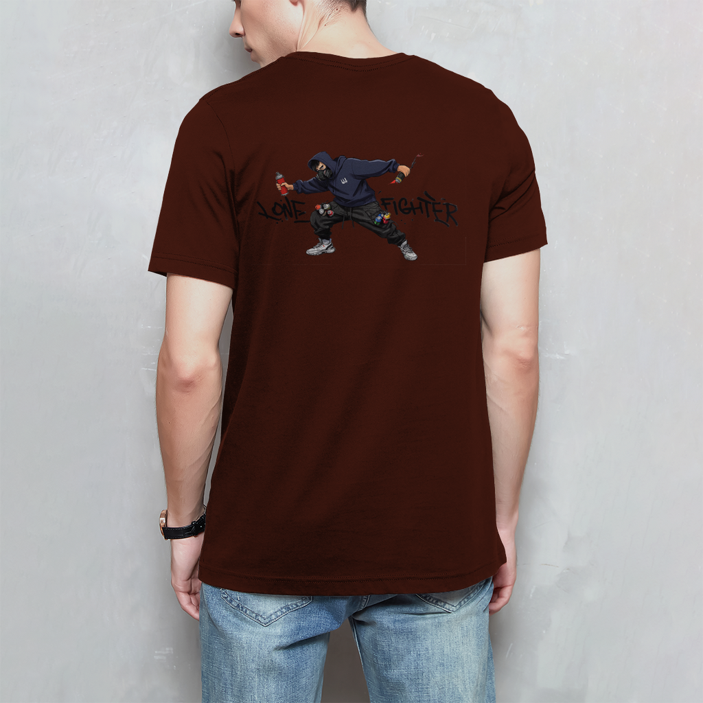 Herren T-Shirt Spray Alone, Fight Alone