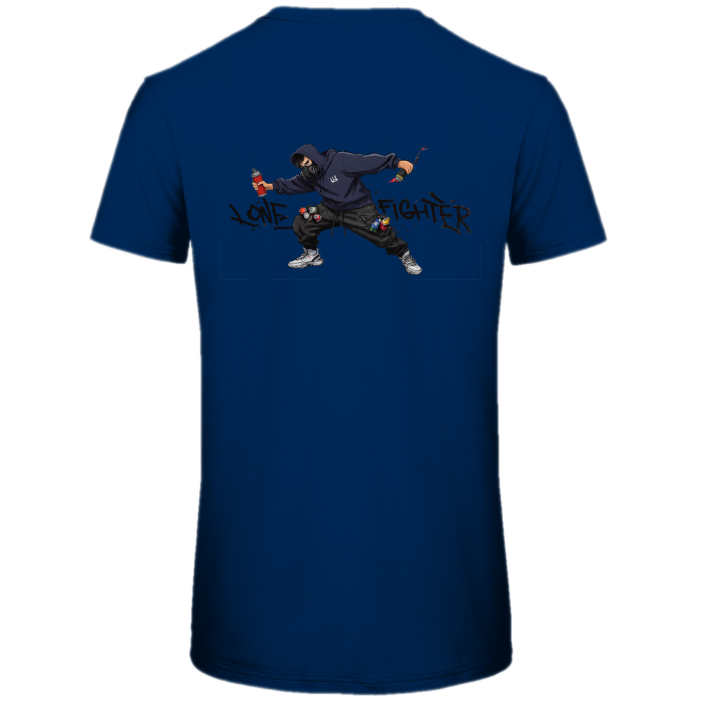 Herren Premium Bio T-Shirt Spray Alone, Fight Alone