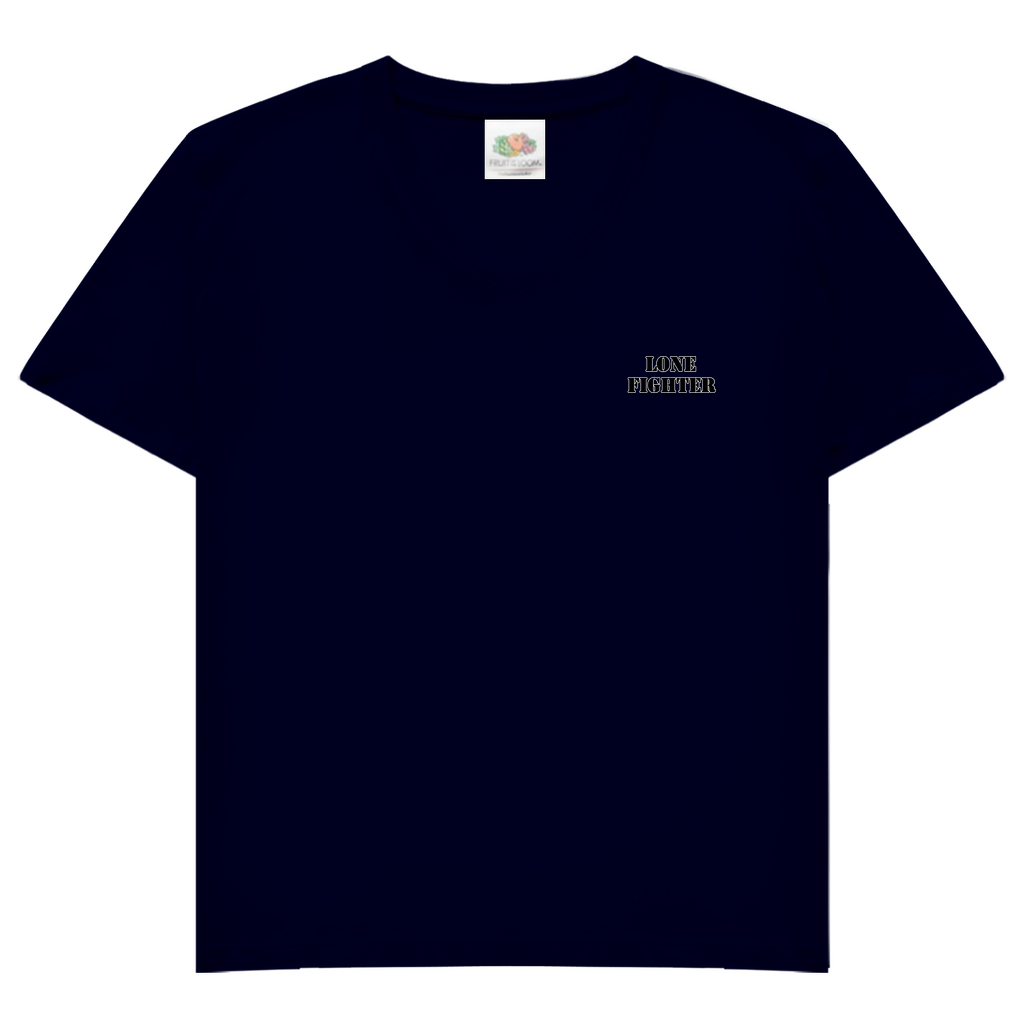 Damen Basic V-Neck T-Shirt Determination