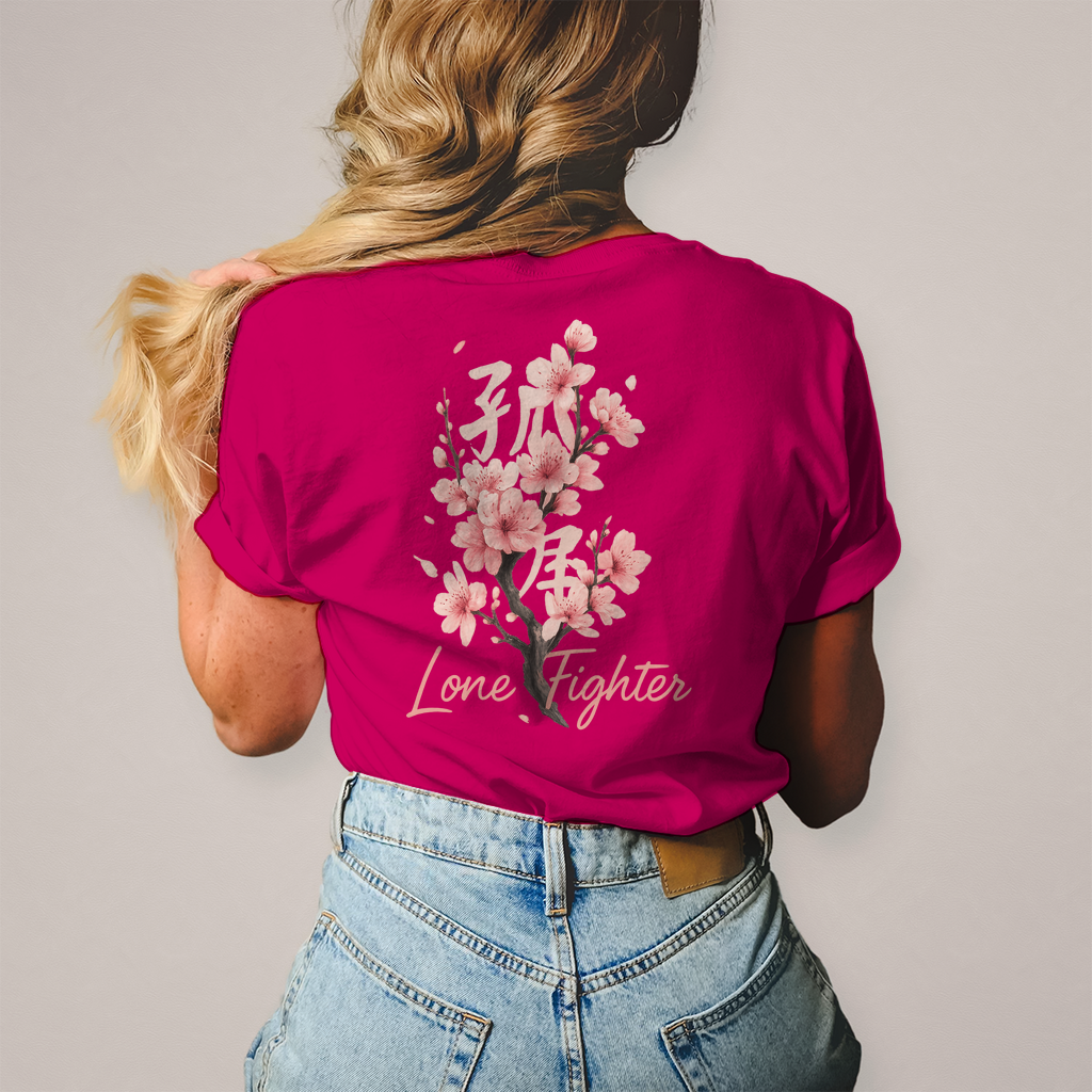 Damen T-Shirt Cherry Blossom