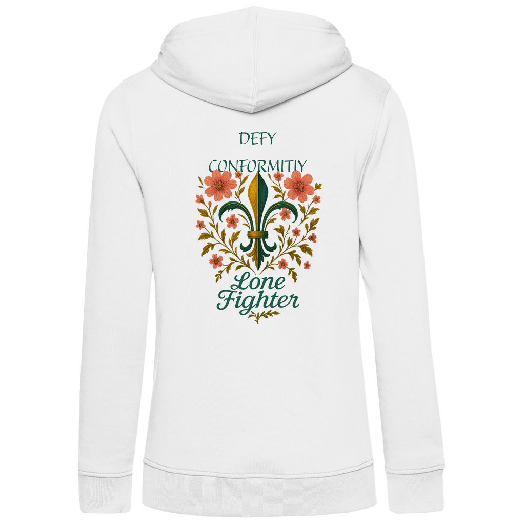 Damen Premium Bio Hoodie Fleur de lis