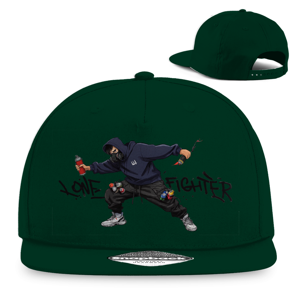 Snapback Rapper Cap Spray Alone, Fight Alone