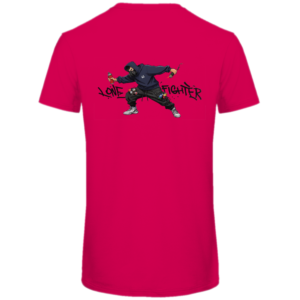 Herren Premium Bio T-Shirt Spray Alone, Fight Alone