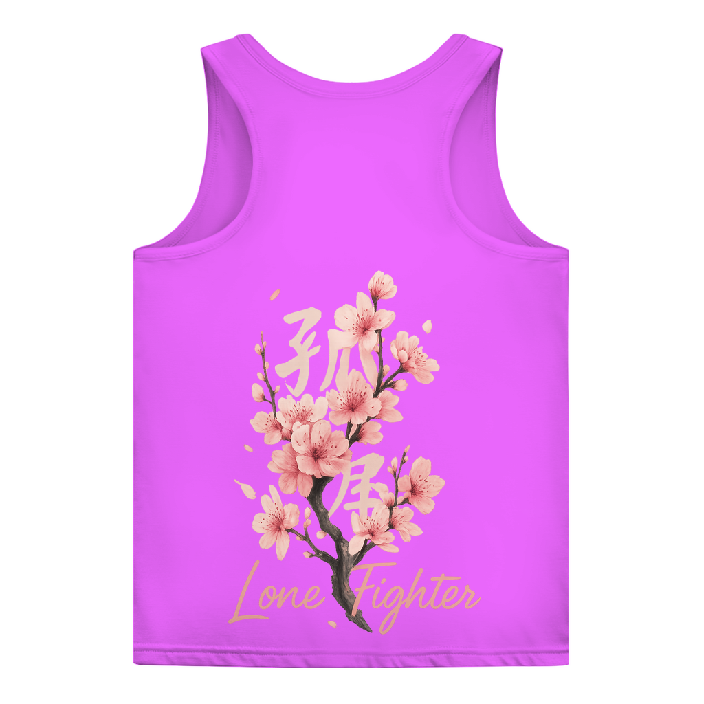 Damen Basic Tank Top Cherry Blossom