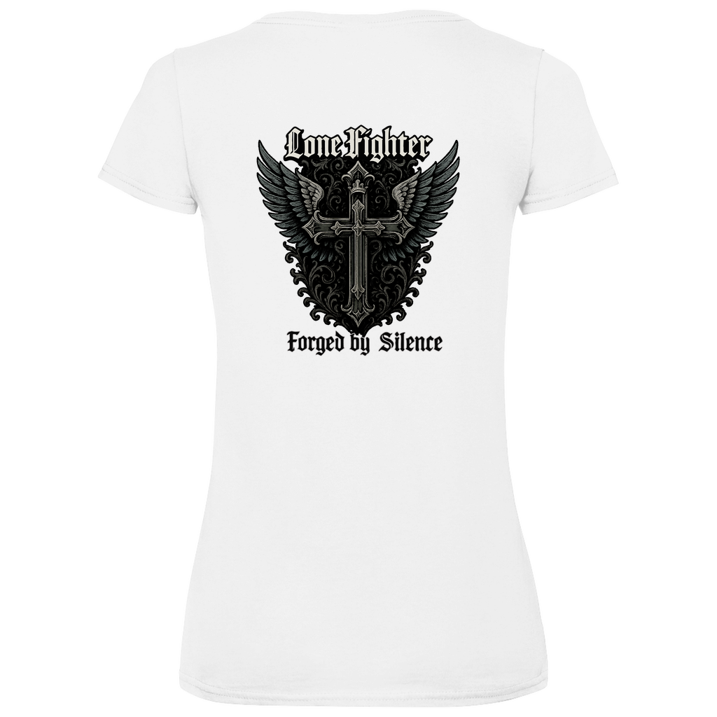Damen Basic V-Neck T-Shirt Wings of Resolve