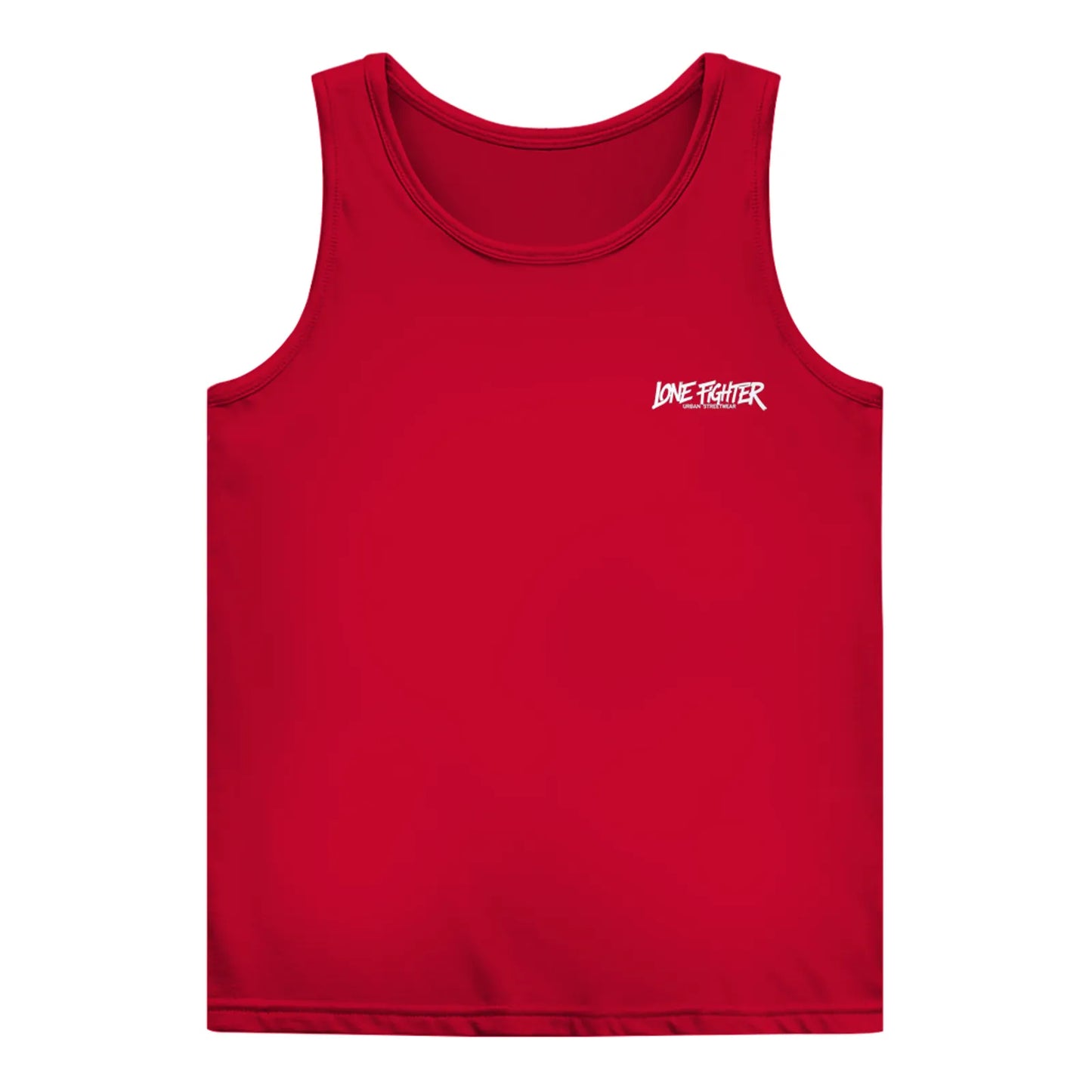 Damen Basic Tank Top Spray Alone, Fight Alone