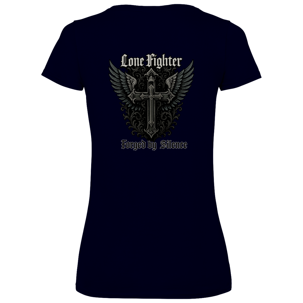 Damen Basic V-Neck T-Shirt Wings of Resolve