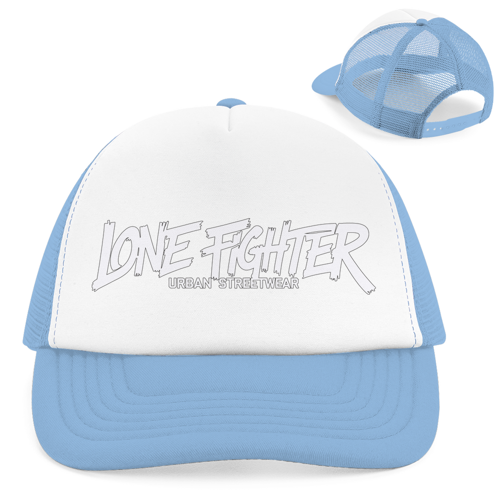 Retro Trucker Cap Lone Fighter Graffiti