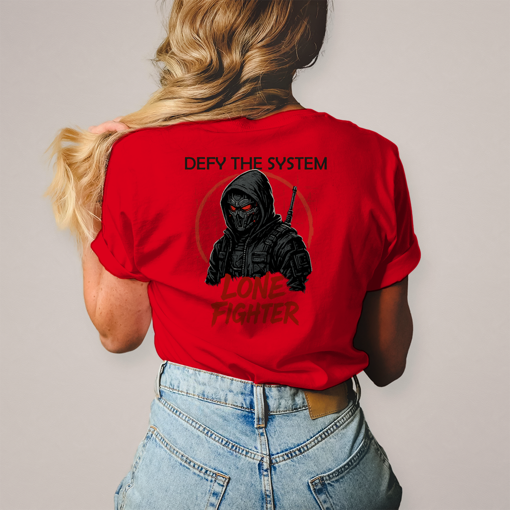 Damen T-Shirt Defy the System