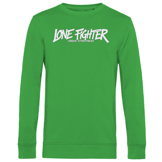 Herren Premium Bio Sweatshirt Lone Fighter Graffiti