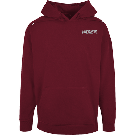 Unisex Oversize Hoodie Spray Alone, Fight Alone