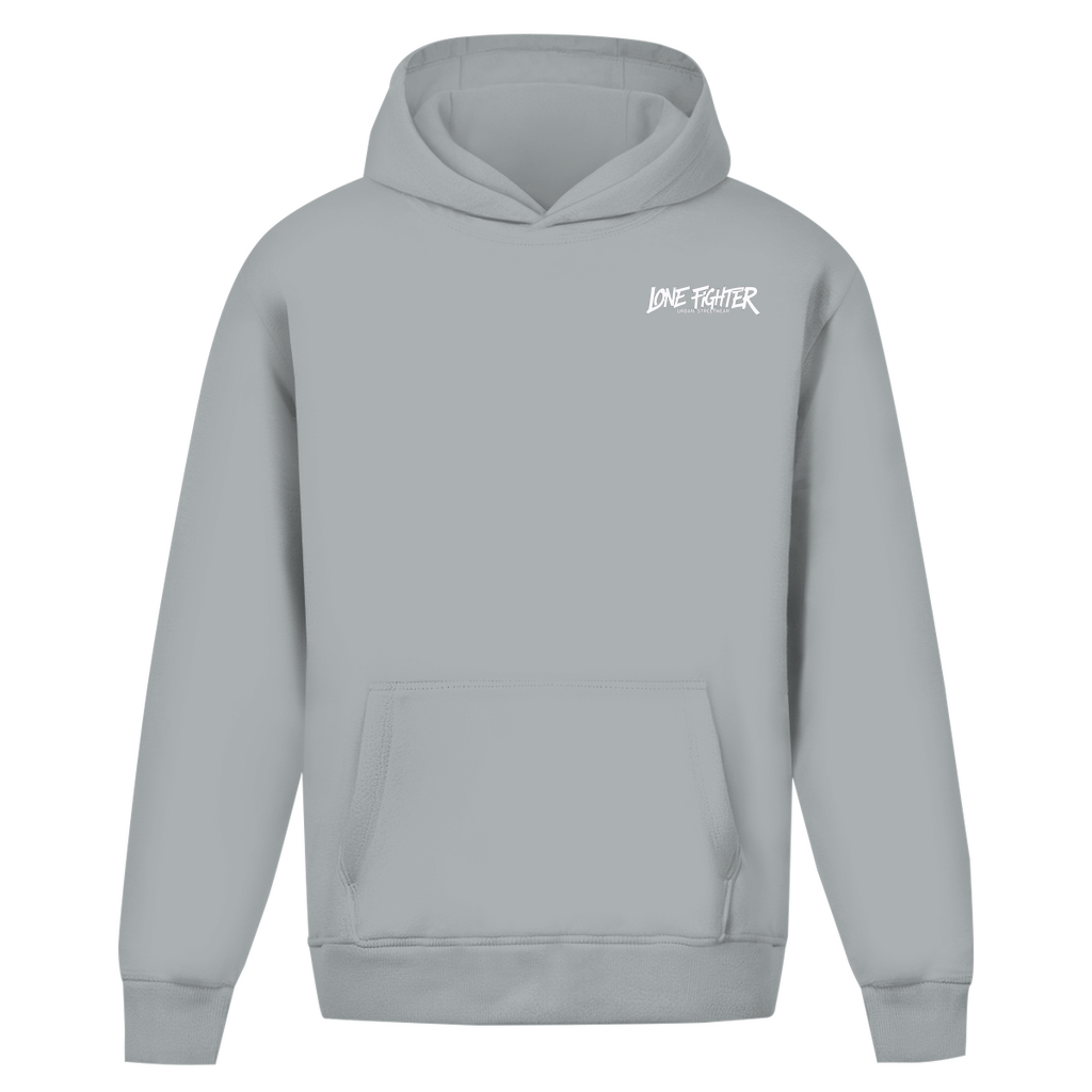 Oversize Hoodie Ohne Kordel Spray Alone, Fight Alone