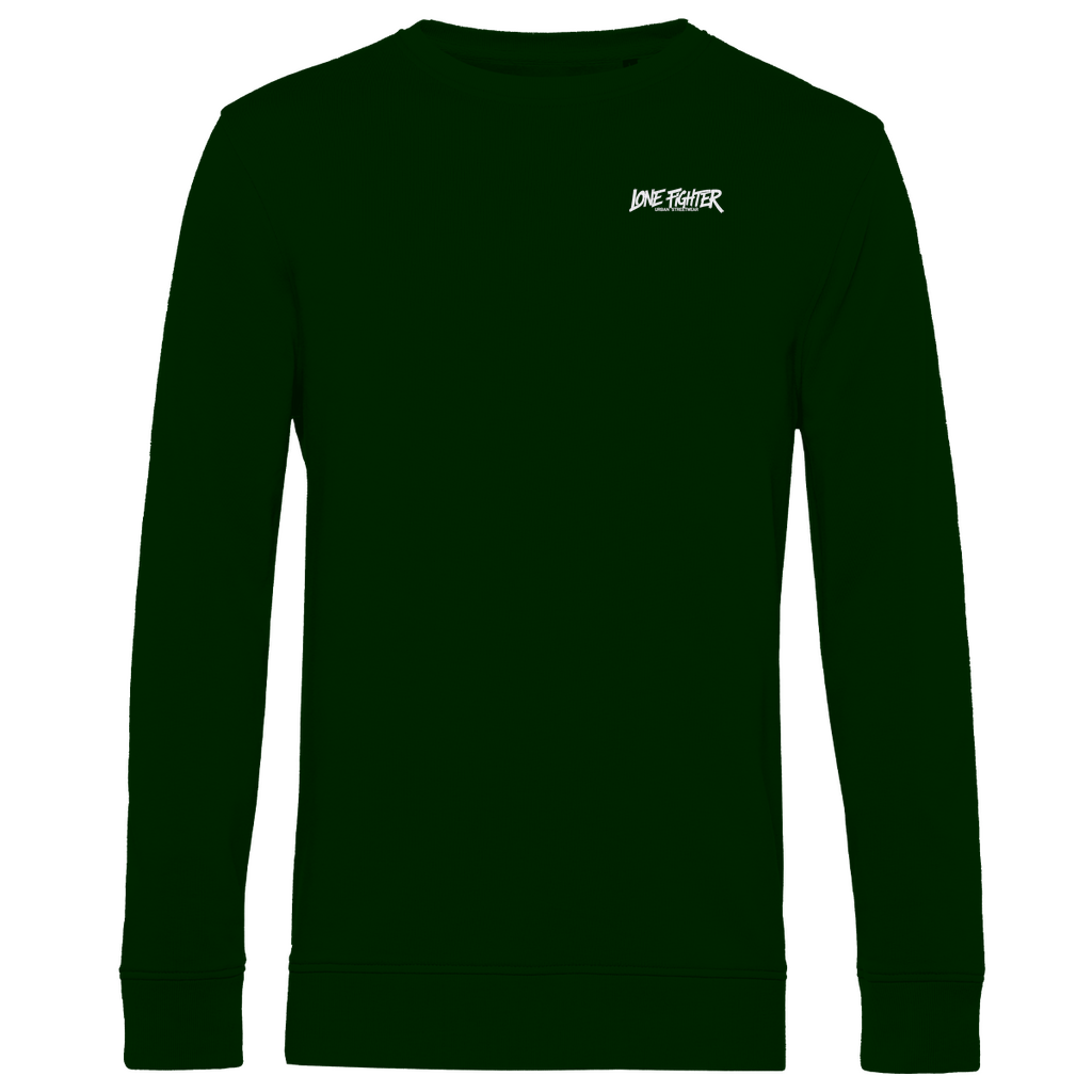 Herren Premium Bio Sweatshirt Spray Alone, Fight Alone