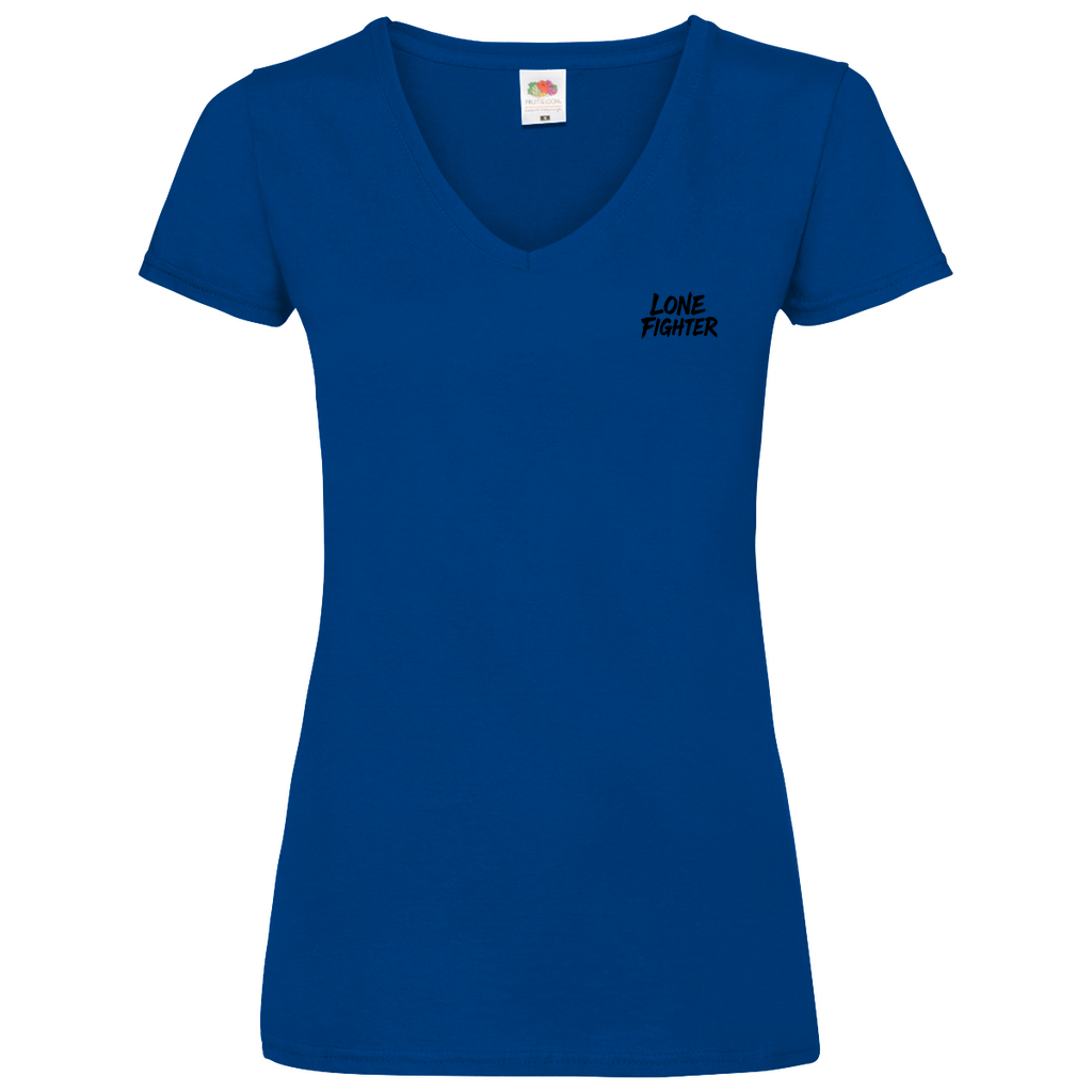 Damen Basic V-Neck T-Shirt Kodoku na Kage